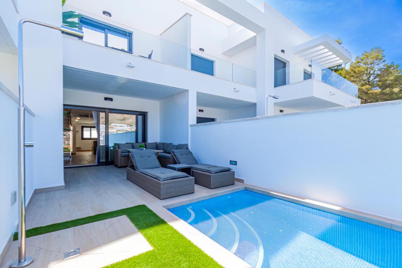 Panoramic Private Pool Home Финестрат Экстерьер фото